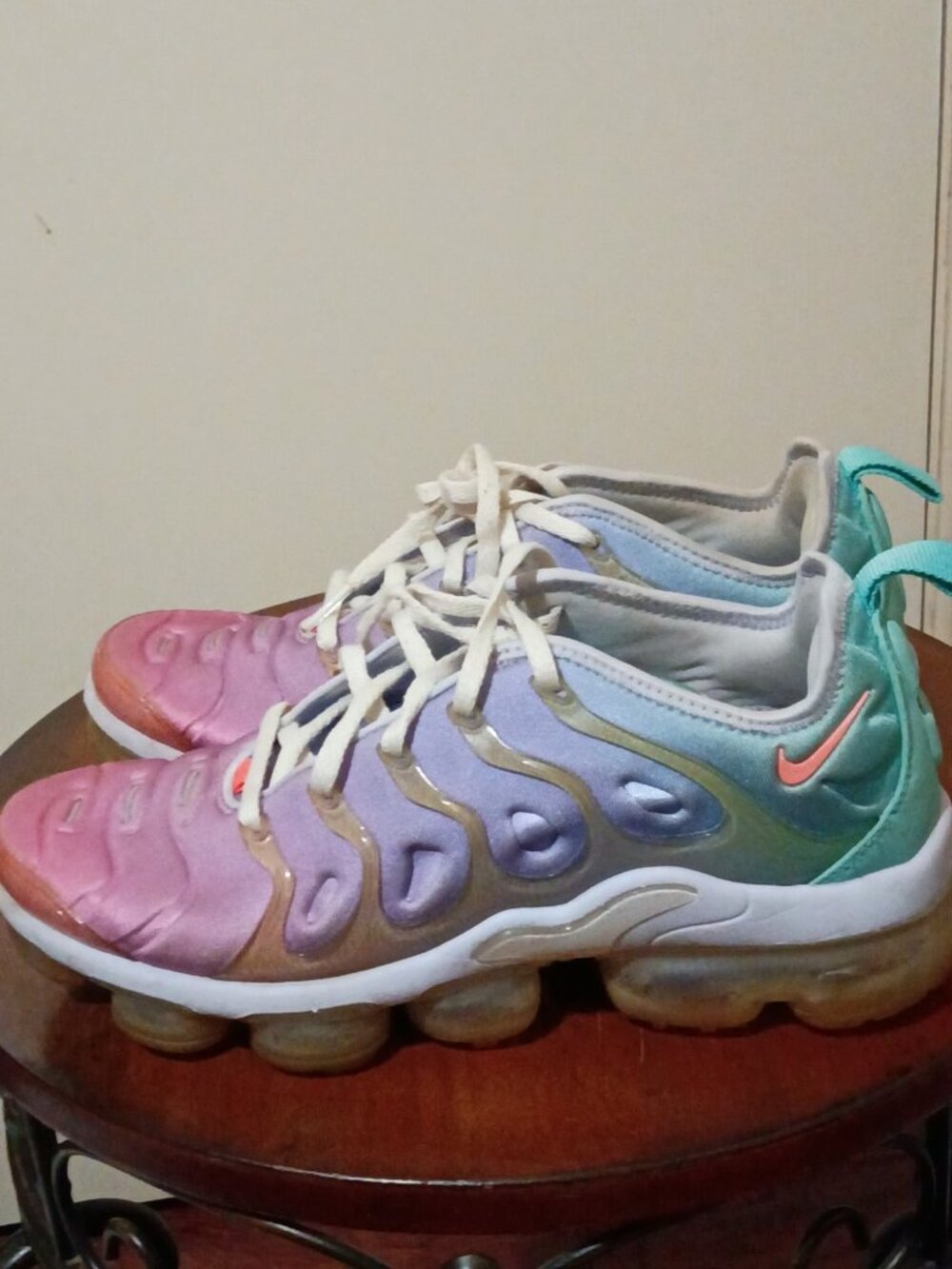 Nike Air Vapormax Plus Shoes Womens Size 8 Ombre Running Sneakers CW5593-700 - Picture 9 of 13
